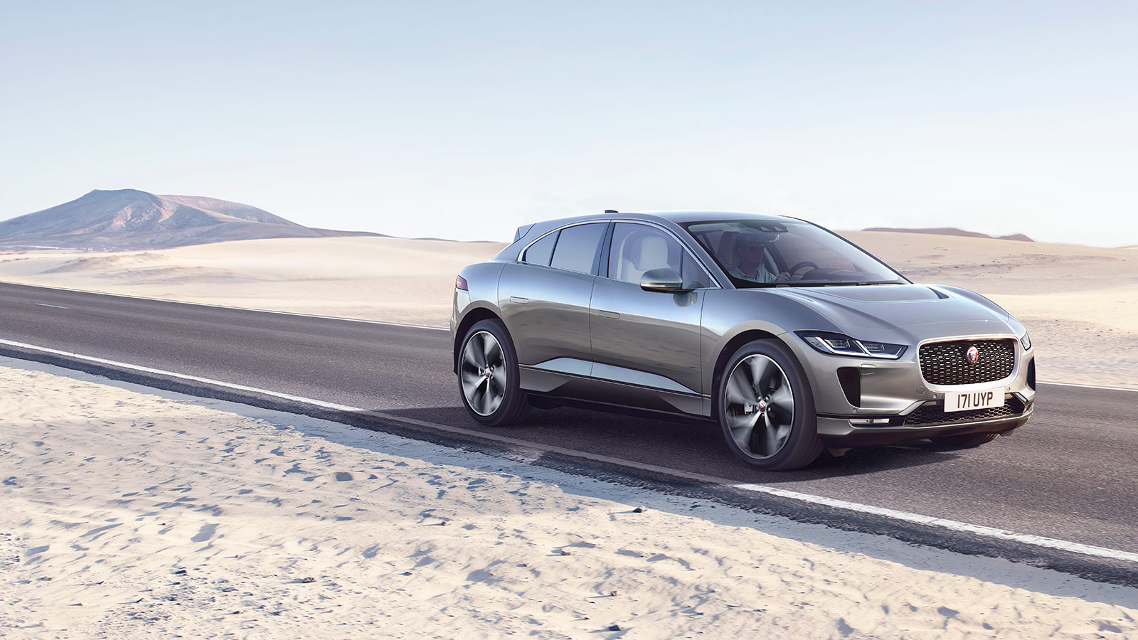 ПОЛНОСТЬЮ 
<br>
ЭЛЕКТРИЧЕСКИЙ 
<br>
JAGUAR I‑PACE